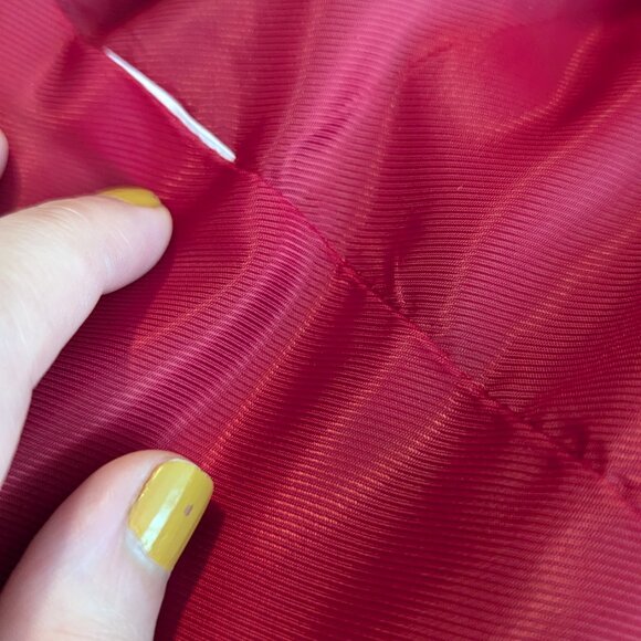 Adorable Red Wool Coat from Stradivarius - Size Small - Picture 5 of 9